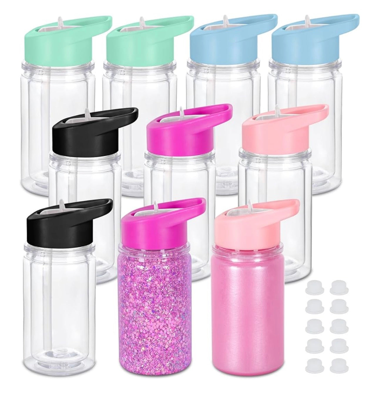 Kids 10 oz straw cups